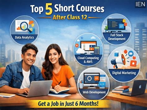 Top 5 short-term courses after class 12 that can land you a job in just ...