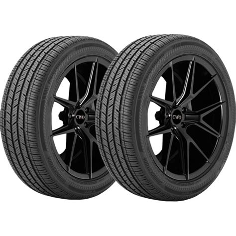 (QTY 2) 205/55R16 Bridgestone Driveguard Plus Run Flat 91V SL Black ...
