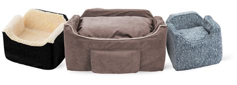 SNOOZER PET PRODUCTS Luxury Microfiber High Back Console Dog & Cat Car Seat, Palmer Dove, X ...