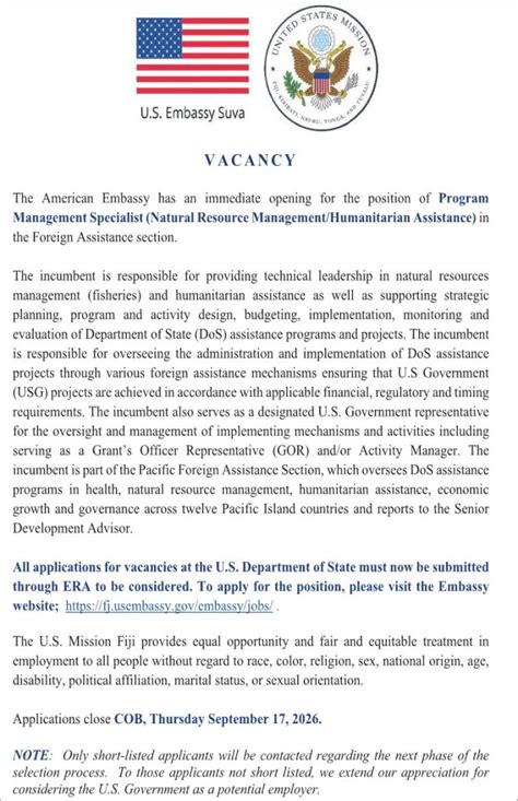 Vacancy - The Fiji Times