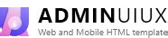 Analytics Dashboard Template - Admin UI UX