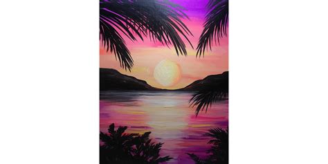 Maui Nights - Paint and Sip in Sacramento | Classpop!™, Pinot's Palette ...