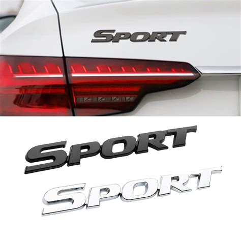3D Sport Car Badge Emblem | 6.7cm x 2.9cm | All Vehicle Exterior Decor