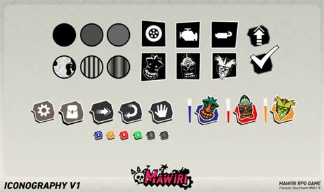 ArtStation - Mawiri RPG UI Design | Game design, Rpg, Design