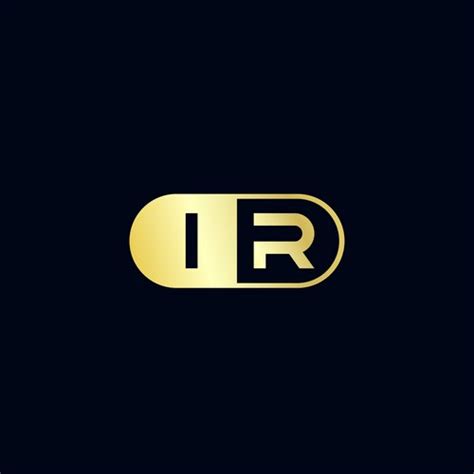 Initial letter ri logo template design – Royalty-Free Vector | VectorStock