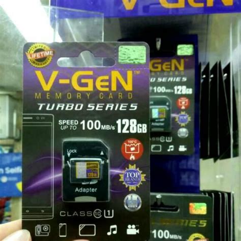 V-Gen Micro Sd Vgen 128Gb Class 10 Class10 + Adaptor Turbo Series ...