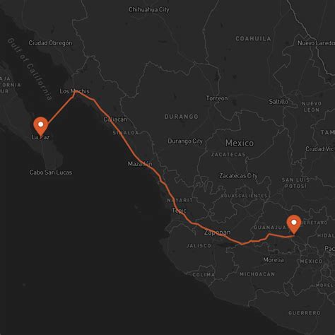 Transporte de Carga de La Paz a Querétaro | Control Terrestre