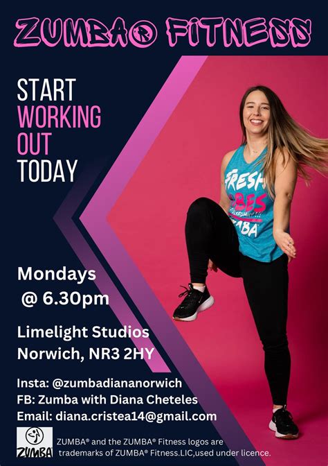 Zumba® Fitness at Limelight Studios Norwich, Limelight Studios Norwich ...