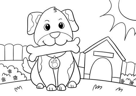 Fun & Free Printable Dog Coloring Sheets for Kids! - Printables for ... - One For All