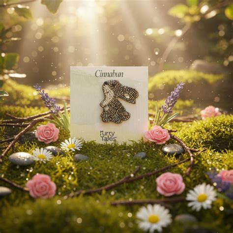 Furry Tales Rabbit Handcrafted Brooch | Supertails