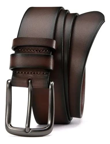 Cinturón Hombre Cuero Genuino Bovino Cinto Hombre Jeans Color Marrón ...