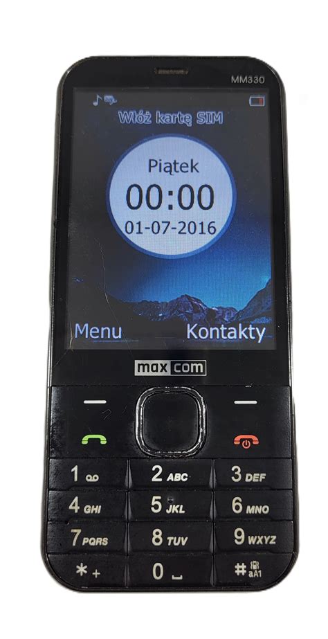 TELEFON MAXCOM MM330 / SIM PLUS/BN | Smartfony i telefony komórkowe ...