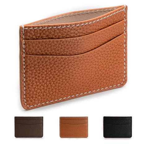 Luxury Leather Cardholder - Handmade Wallet Crafted from Real Full ...