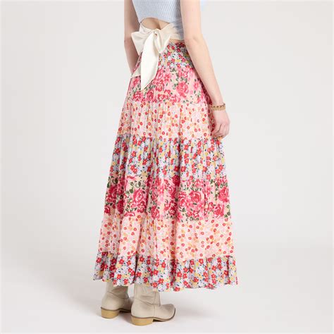 Angie Smocked Maxi Skirt at Dry Goods