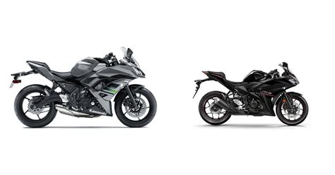 Kawasaki Ninja 650 2018 vs Yamaha YZF-R3 2018