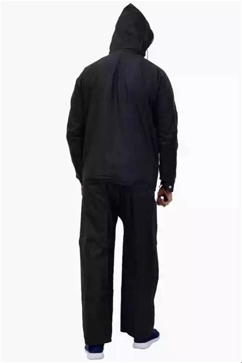 Unisex Rainsuit Unisex Adult Rain Suit Waterproof Hooded Raincoat ...