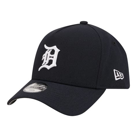 Youth Detroit Tigers New Era Navy 9FORTY A-Frame Adjustable Hat