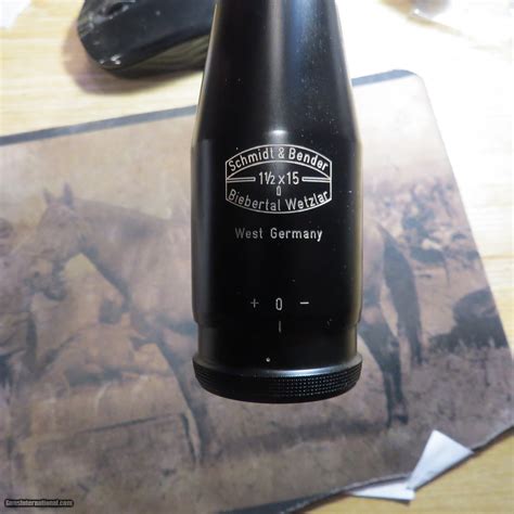 Schmidt & Bender 11/2x15 Rifle Scope for sale