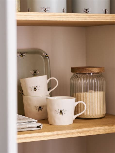 Buy Sophie Allport Natural Bees Stoneware Coffee Mug from Next India
