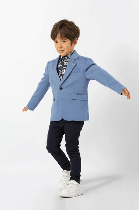 Scuzzatti Isaac Stretch Jersey Slim Boys Sports Jacket - Blue – Hannas