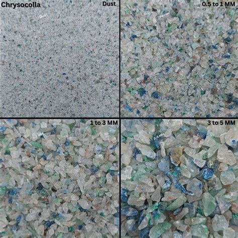 Chrysocolla Crushed Gemstone Powder All Size Natural Chrysocolla Coarse ...