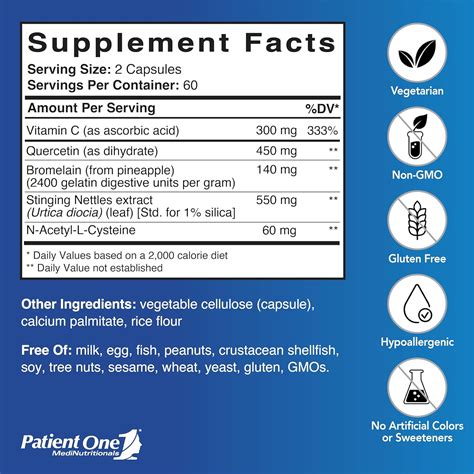 Patient One SinusCare | Supplement to Support Healthy Sinus, Nasal, Lung and Respiratory ...