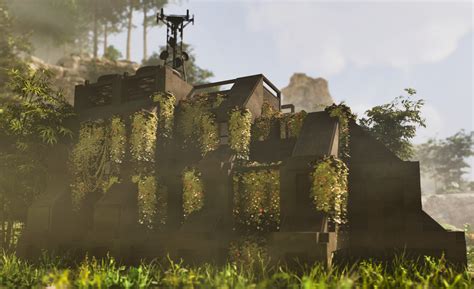 Compact Outpost Bunker + Interior - ARK Building Template