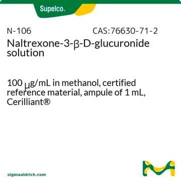 Naltrexone-3-b-D-glucuronide 100ug/mL methanol, certified reference ...
