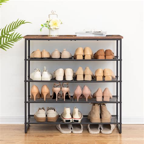 17 Stories Alheide 5 Tier 20 Pair Shoe Rack & Reviews | Wayfair