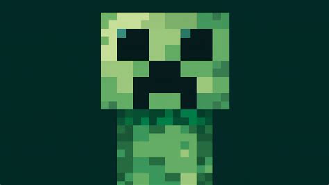 Epic Charged Creeper Minecraft Lightning Strike Wallpaper