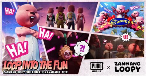 PUBG Mobile x Zanmang Loopy Collaboration is Available Now!