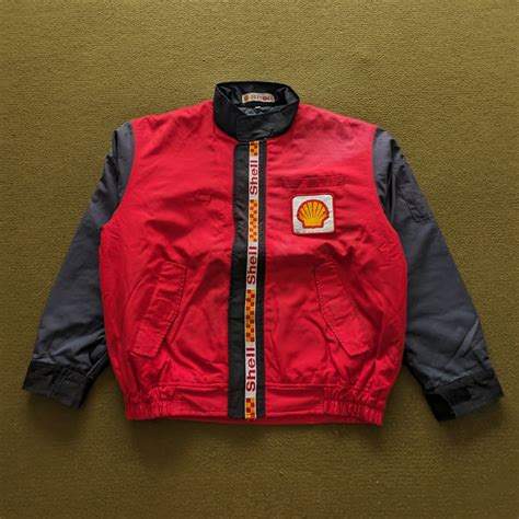 Vintage SHELL Formula One Oil Fuel Racing Jacket