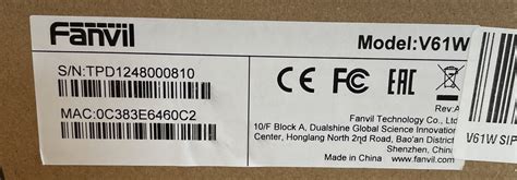 Fanvil V61W IP Telefon - Neuwertig, mit Originalverpackung! (Neu ...