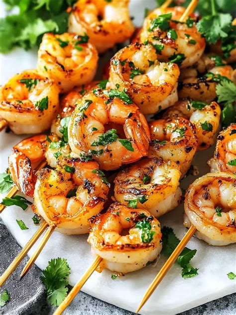 Irresistible Cilantro Lime Shrimp Skewers: Quick & Flavorful