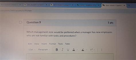 Solved: AOL, Student Connect I AOL Student Connect P X AOL Student ...