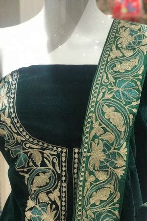 Thread & Tilla Work Velvet Salwar Suit | Angad Creations