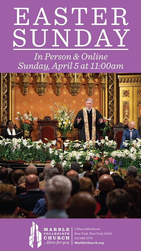 Apr 5 | An Easter Tradition: Experience Marble Collegiate Church | New ...