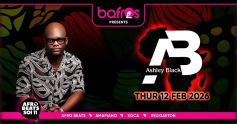 Bafros Presents DJ Ashley Black 12 February 2026, Bafros, Bangkok, 12 ...