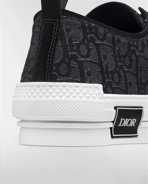 B23 League Low-Top Sneaker Silver-Tone Metallic Black Dior Oblique ...