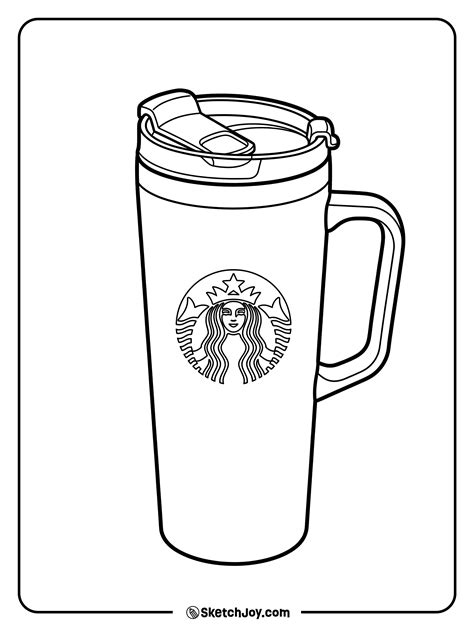 42 Starbucks Coloring Pages (Free Printable PDFs)