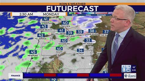 Weather forecast: Lowering snow levels Monday