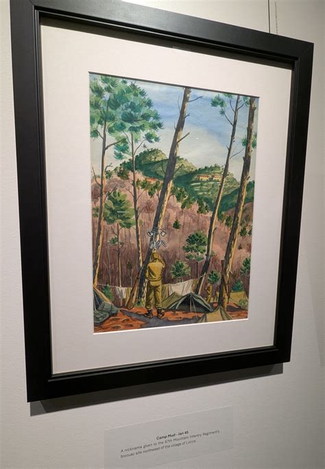 Fort Drum museum unveils exhibit showcasing WWII veteran’s artwork ...