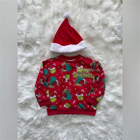 The Grinch | Matching Sets | Grinch Christmas Sweatshirt Hat | Poshmark