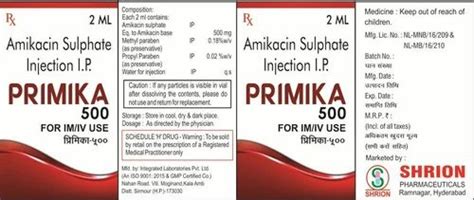 Maxmika-500 injection at ₹ 113/vial | Amikacin Injections in Varanasi ...