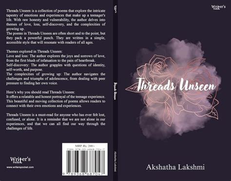 Poëziebundel Threads Unseen - Gedichten over Liefde, Verlies en ...