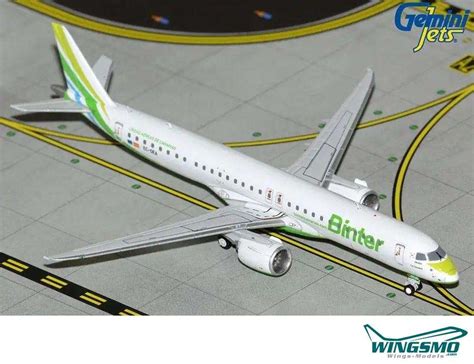 GeminiJets Binter Canarias Embraer E195-E2 EC-OEA GJIBB2281 | WINGSMO ...