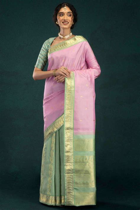 Multi Color Soft Silk Saree – Nalli Silk Sarees Pvt Ltd