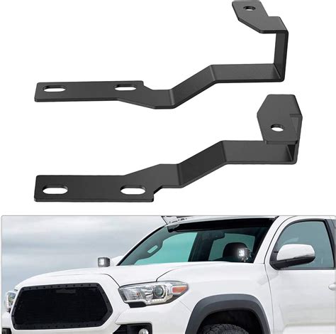 Universal Ditch Light Mounting Brackets – 2-Piece Set, 304 Stainless Steel With Rubber, Fits All ...