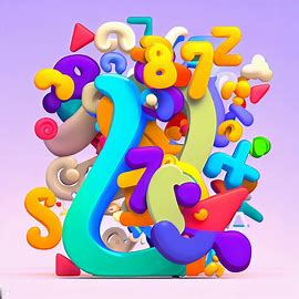 Make a colorful and whimsical image showcasing the 26 letters of the alphabet in one picture. Image 1 of 4