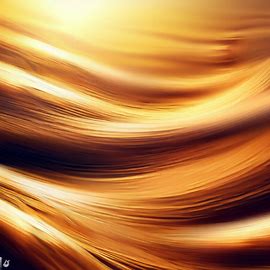 Create an image of a field of golden hay, reflecting the warm sun rays of a summer evening.. Image 2 of 4